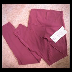 Lululemon Align Pant 25" Moss Rose Size 4